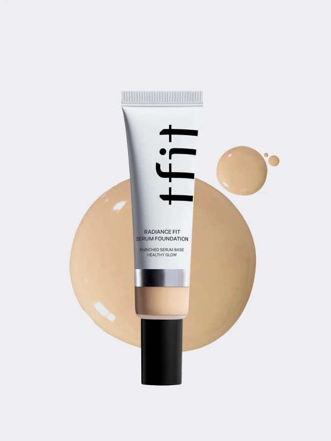Увлажняющий тональный флюид TFIT Radiance Fit Serum Foundation N1.5 Suede