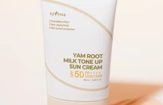 Минеральный солнцезащитный крем с экстрактом корня ямса IsNtree Yam Root Milk Tone Up Sun Cream SPF50+ PA++++