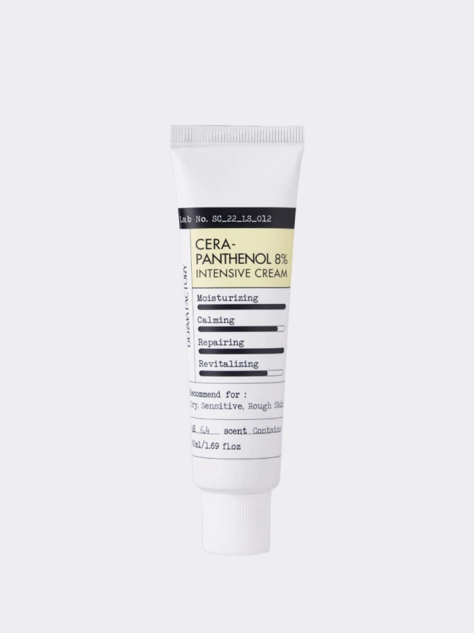 Восстанавливающий крем для лица с керамидами и пантенолом Derma Factory Cera-Pantenol 8% Intensive Cream