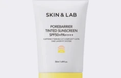 Себорегулирующий оттеночный солнцезащитный крем с кофеином SKIN&LAB Porebarrier Tinted Sunscreen SPF50+ PA++++