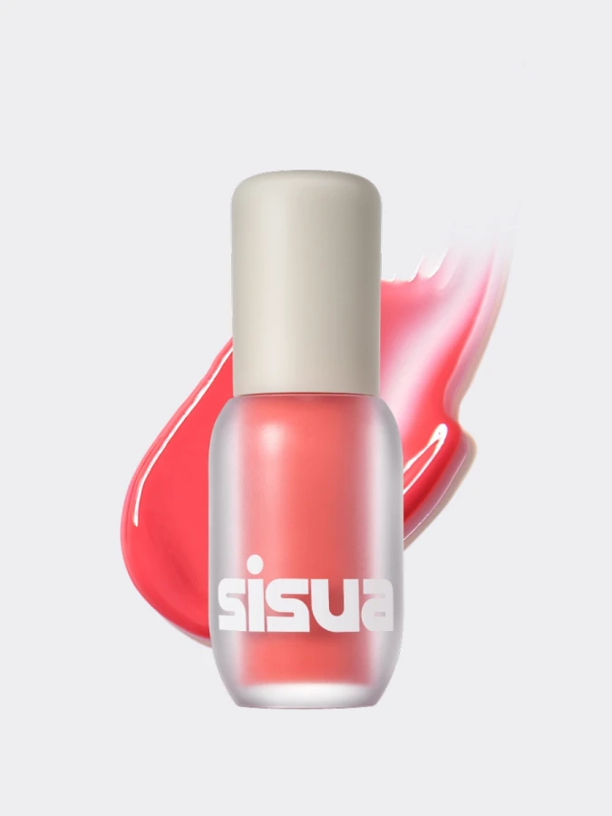 Стойкий блеск для губ с эффектом увеличения объёма UNLEASHIA Sisua Popcorn Syrup Lip Plumper No. 3 Neon Guava