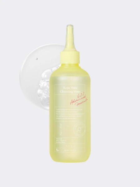 Мицеллярная вода для снятия макияжа с юдзу и коейвой кислотой AXIS-Y Kojic Yuzu Cleansing Water
