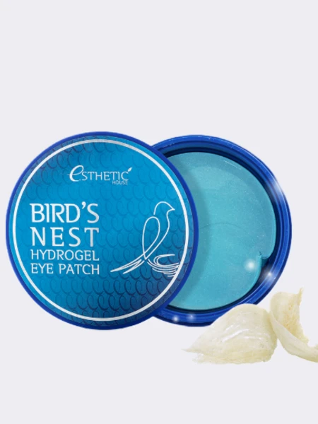 Гидрогелевые патчи для глаз с экстрактом ласточкиного гнезда ESTHETIC HOUSE Bird's Nest Hydrogel EyePatch