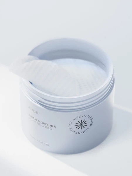Увлажняющие тонер-пэды для лица с берёзовым соком ANUA Birch 70% Moisture Boosting Pad Увлажняющие тонер-пэды для лица с берёзовым соком ANUA Birch 70% Moisture Boosting Pad