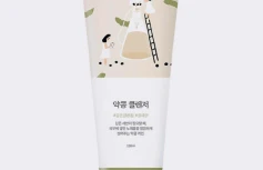 Смягчающая пенка-скраб для умывания с экстрактом соевых бобов Round Lab Soybean Cleanser