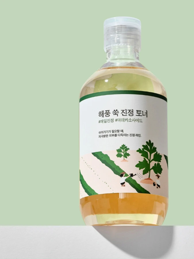 Успокаивающий тонер с экстрактом полыни Round Lab Mugwort Calming Toner