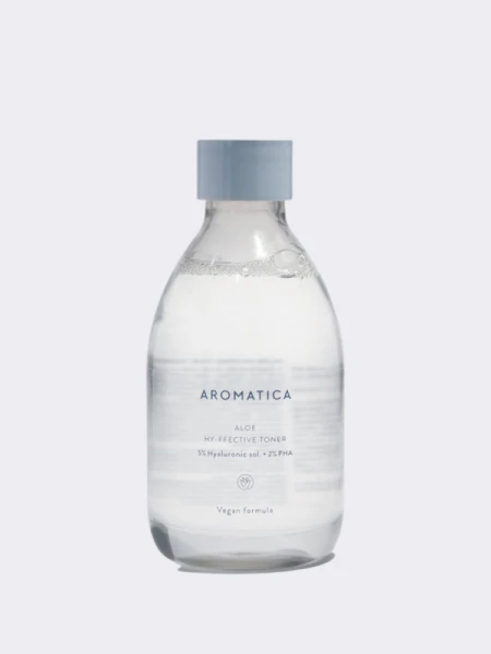 Увлажняющий тонер с алоэ и гиалуроновой кислотой AROMATICA Aloe Hy-ffective Toner 5% Hyaluronic sol.  2% PHA Увлажняющий тонер с алоэ и гиалуроновой кислотой AROMATICA Aloe Hy-ffective Toner 5% Hyaluronic sol.  2% PHA