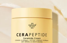 Разглаживающий крем для лица с керамидами и пептидами So Natural Cera Peptide Cream