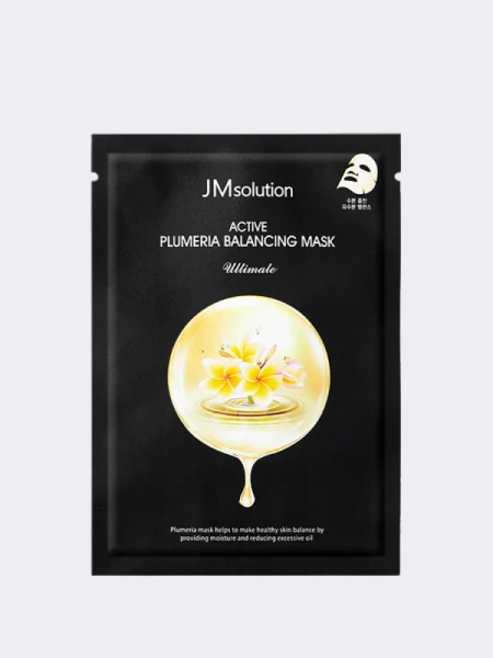 Восстанавливающая тканевая маска JMSolution Active Plumeria Balancing Mask Ultimate