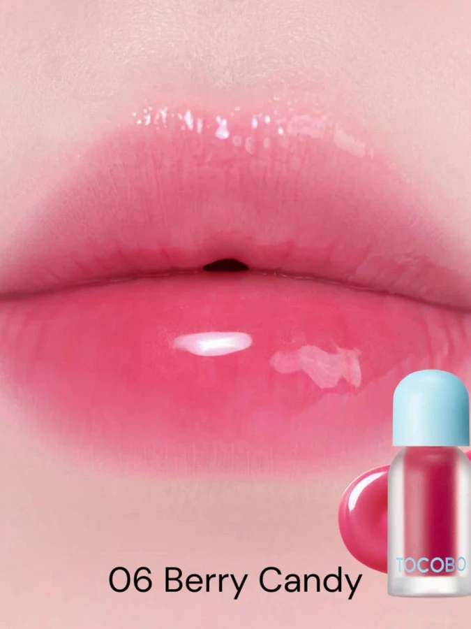 Оттеночное масло-плампер для губ TOCOBO Juicy Berry Plumping Lip Oil 06 Berry Candy