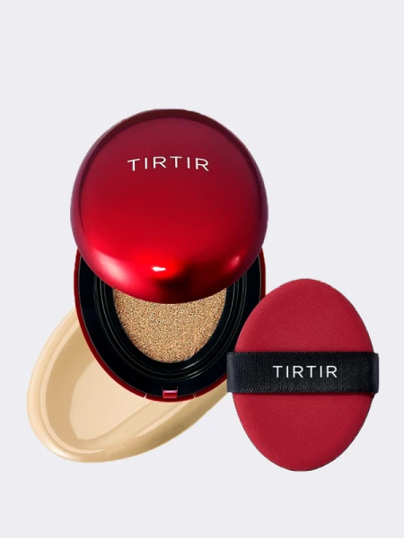 Тональный кушон с полуматовым финишем TIRTIR Mask Fit Red Cushion 24W Soft Beige Тональный кушон с полуматовым финишем TIRTIR Mask Fit Red Cushion 24W Soft Beige