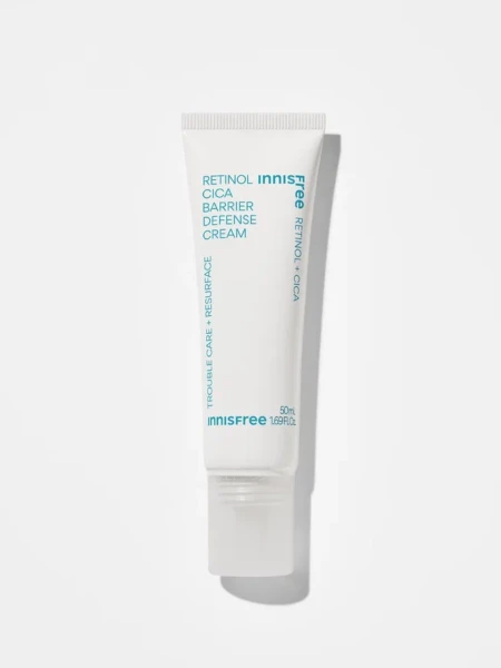 Успокаивающий крем для лица с ретинолом и экстрактом центеллы innisfree Retinol Cica Barrier Defence Cream Успокаивающий крем для лица с ретинолом и экстрактом центеллы innisfree Retinol Cica Barrier Defence Cream