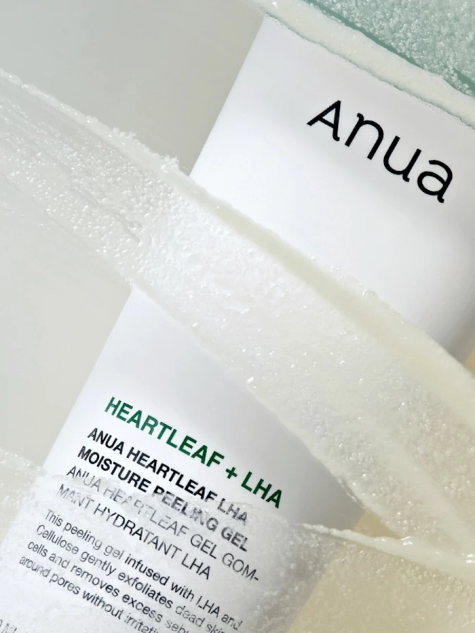 Успокаивающий пилинг-гель с экстрактом хауттюйнии ANUA Heartleaf LHA Moisture Peeling Gel