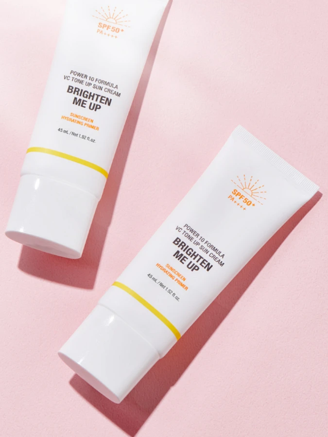 Солнцезащитный крем с эффектом выравнивания тона кожи It's Skin Power 10 Formula VC Tone up Cream SPF50+PA++++