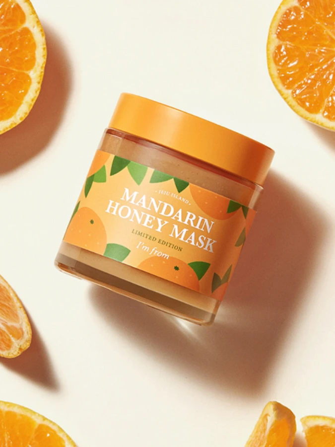 Восстанавливающая смываемая маска с экстрактом мандарина и мёда I'm from Mandarin Honey Mask