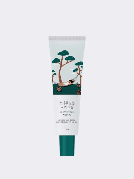Противовоспалительный крем для лица с экстрактом сосны и центеллы Round Lab Pine Calming Cica Cream Противовоспалительный крем для лица с экстрактом сосны и центеллы Round Lab Pine Calming Cica Cream