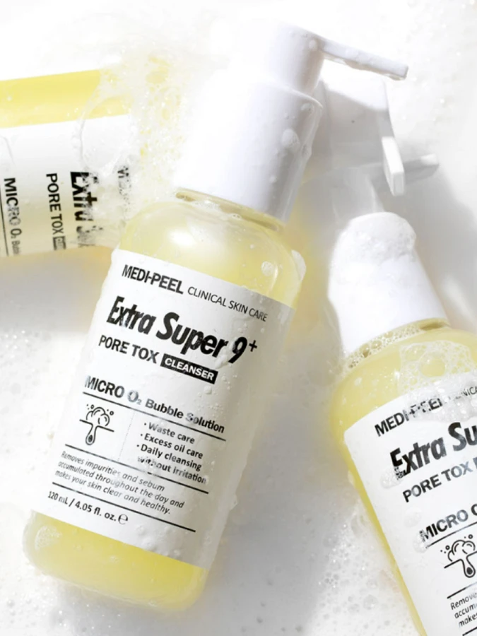 Пузырьковая маска-пенка для глубокого очищения пор MEDI-PEEL Extra Super 9 Plus Pore Tox Cleanser