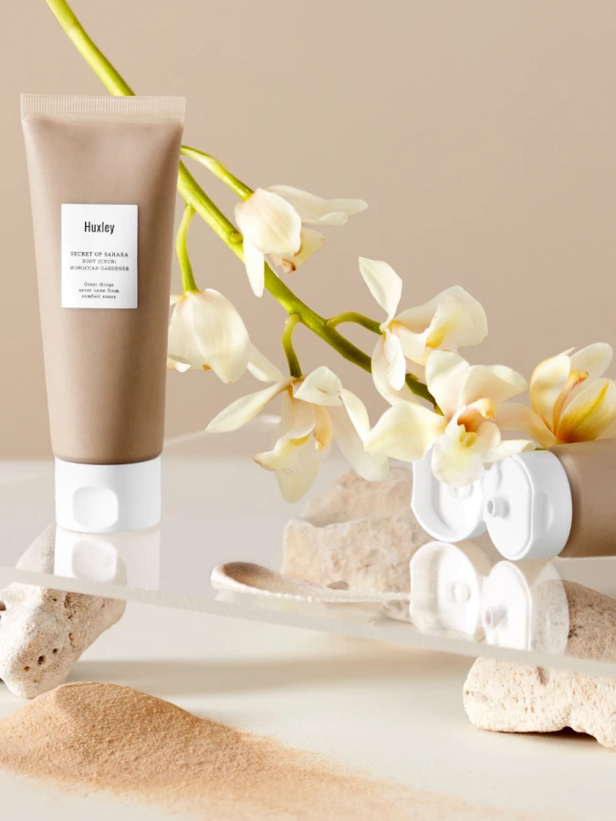 Парфюмированный скраб для тела с ароматом марокканского сада Huxley Body Scrub Moroccan Gardener