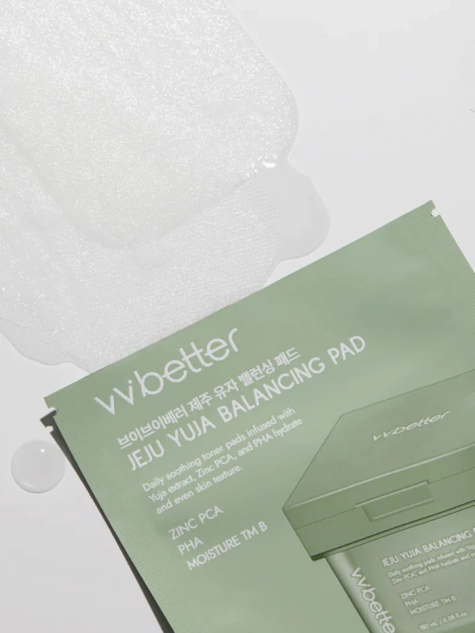 Успокаивающие тонер-пэды с экстрактом юдзу TRAVEL VVBETTER PHA Jeju Yuja Balancing Pad