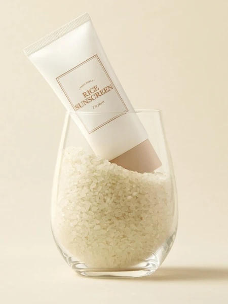 Минеральный солнцезащитный крем с рисовым экстрактом I'm From Rice Sunscreen SPF 50+ PA++++ Минеральный солнцезащитный крем с рисовым экстрактом I'm From Rice Sunscreen SPF 50+ PA++++