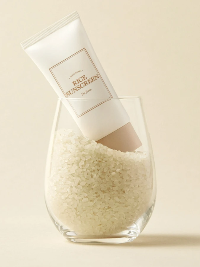 Минеральный солнцезащитный крем с рисовым экстрактом I'm From Rice Sunscreen SPF 50+ PA++++