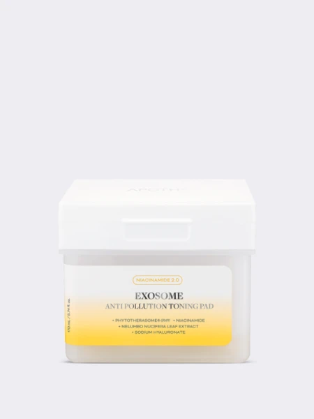 Увлажняющие тонер-диски с экзосомами и ниацинамидом APOTHE Exosome Anti-Pollution Toning Pad