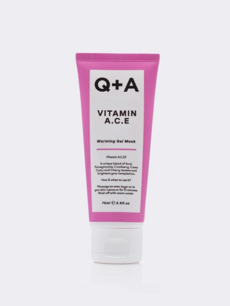 Питательная смываемая маска с комплексом масел и витаминов Q+A Vitamin A.C.E. Warming Gel Mask Питательная смываемая маска с комплексом масел и витаминов Q+A Vitamin A.C.E. Warming Gel Mask