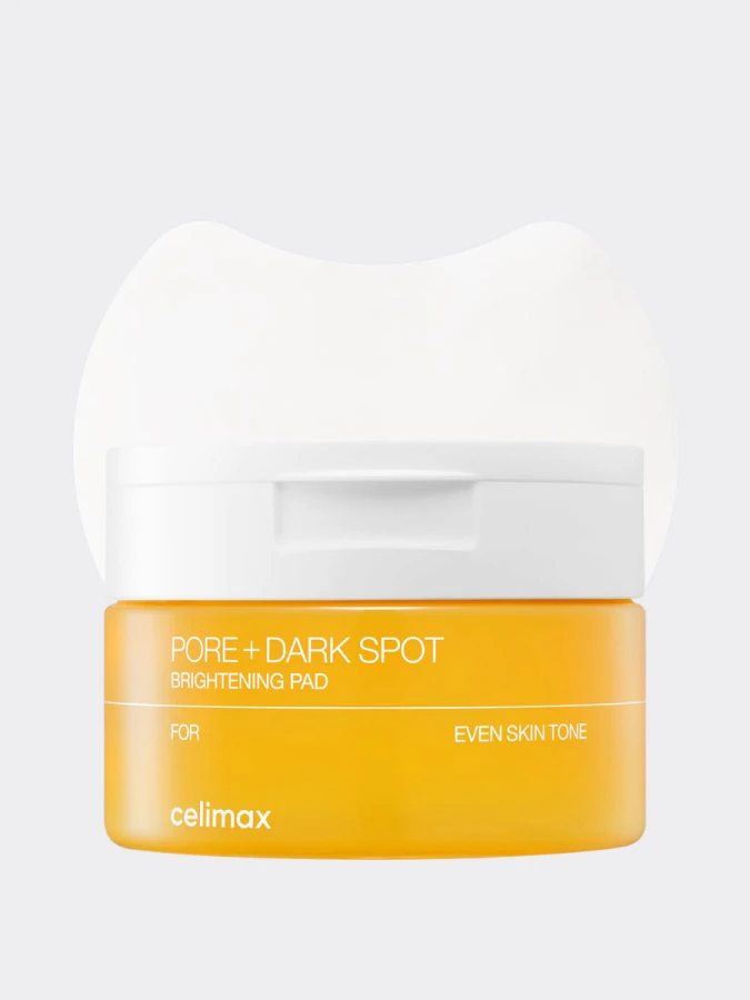 Осветляющие тонер-диски с фруктовыми экстрактами Celimax Pore + Dark Spot Brightening Pad
