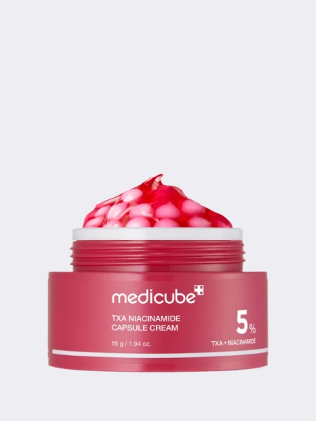 Осветляющий капсульный крем для лица с транексамовой кислотой и ниацинамидом Medicube TXA Niacinamide Capsule Cream