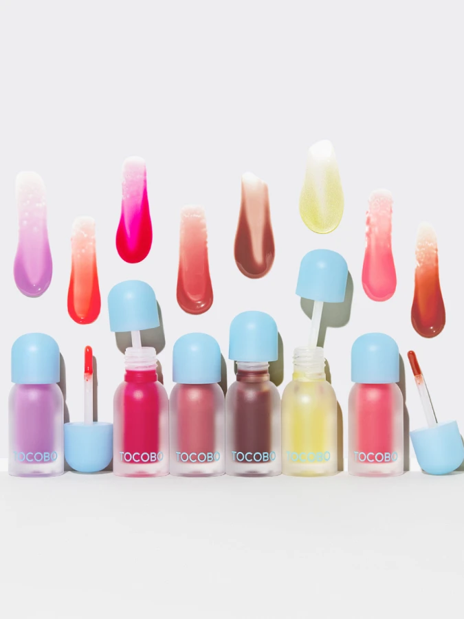 Оттеночное масло-плампер для губ TOCOBO Juicy Berry Plumping Lip Oil 17 Berry Milk