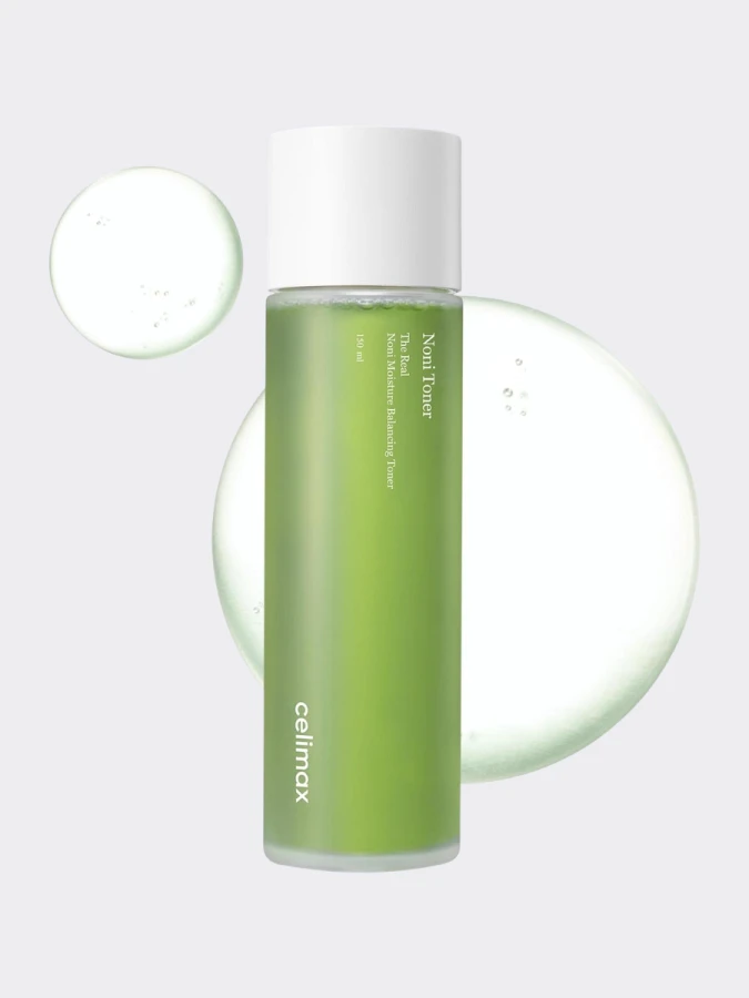 Освежающий тонер для лица с экстрактом нони Celimax The Real Noni Moisture Balancing Toner
