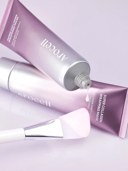 Маска-плёнка с коллагеном для сияния и гладкости кожи Arocell Super Collagen Wrapping Mask