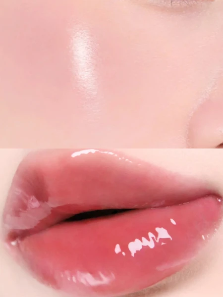 Набор: Оттеночное желе для губ и щёк + брелок fwee Lip&Cheek Glowy Jelly Pot JS01 Rosy Glaze Keyring Set