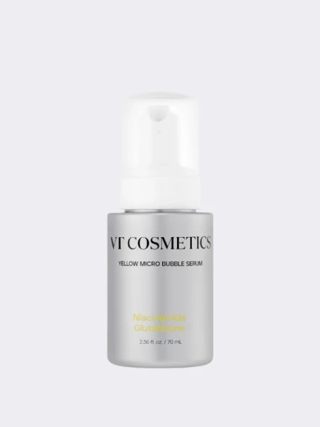 Осветляющая пузырьковая сыворотка с ниацинамидом и глутатионом VT Niacinamide Glutathione Yellow Micro Bubble Serum