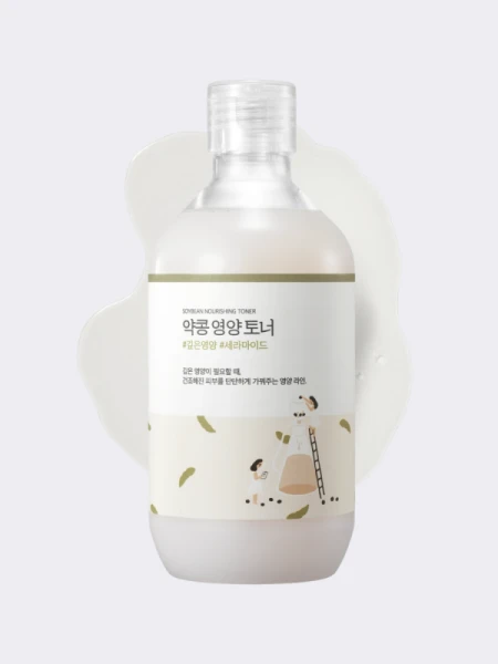 Питательный тонер для лица с экстрактом черной сои Round Lab Soybean Nourishing Toner