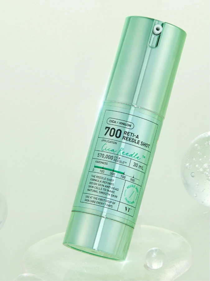 Интенсивная обновляющая сыворотка-бустер со спикулами и ретинолом VT Reti-A Reedle Shot 700