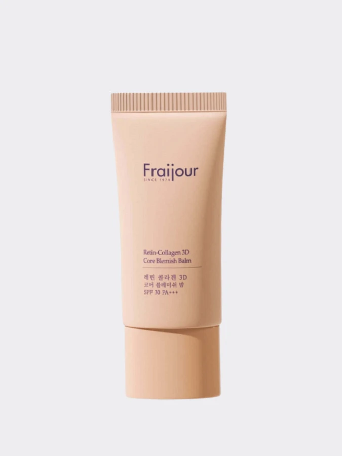 Легкий тональный крем для лица с коллагеном Fraijour Retin-Collagen 3D Core Blemish Balm SPF 30 PA+++