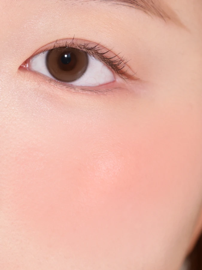 Кремовые румяна в персиковом оттенке AMUSE Soft Cream Cheek 03 Peach Tan