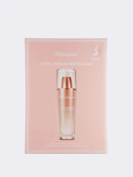 Тканевая маска для лица с экстрактом сакуры, пиона и жемчуга JMsolution Glow Luminous Aurora Mask Тканевая маска для лица с экстрактом сакуры, пиона и жемчуга JMsolution Glow Luminous Aurora Mask