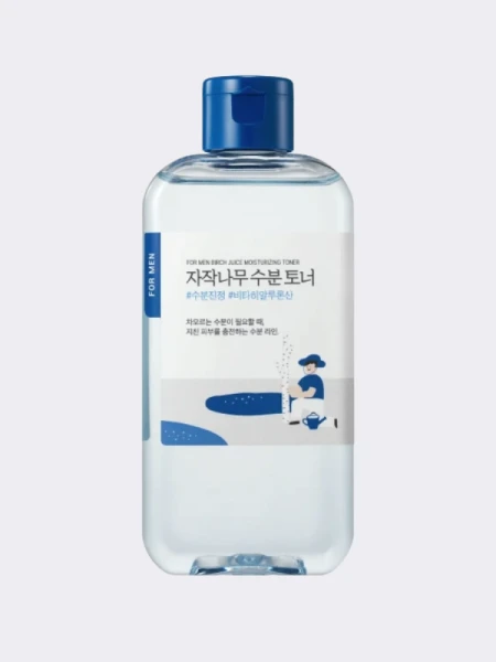 Успокаивающий тонер для мужчин с берёзовым соком Round Lab For Men Birch Juice Moisturizing Toner