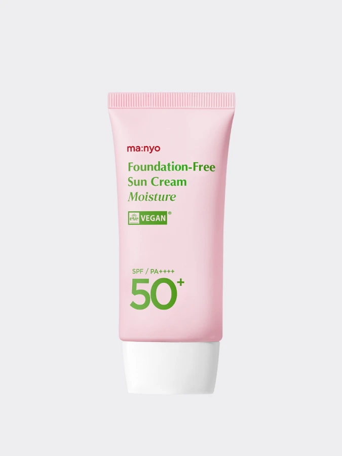 Увлажняющий солнцезащитный крем Ma:nyo Factory Foundation-Free Sun Cream Moisture SPF50+ PA++++