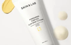 Очищающая маска-пенка для умывания с желтой глиной SKIN&LAB Porebarrier Purifying Clay Mask to Foam
