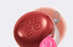 Набор: оттеночное суфле + брелок fwee Lip&Cheek Blurry Pudding Pot Keyring Set RS01 Feel’n