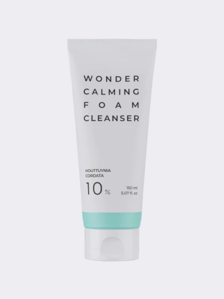 Успокаивающая пенка для умывания с экстрактом хауттюйнии Esthetic House Wonder Calming Foam Cleanser Успокаивающая пенка для умывания с экстрактом хауттюйнии Esthetic House Wonder Calming Foam Cleanser