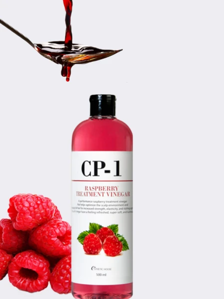 Уксусный кондиционер-ополаскиватель с малиной для блеска волос Esthetic House CP-1 Raspberry Treatment Vinegar