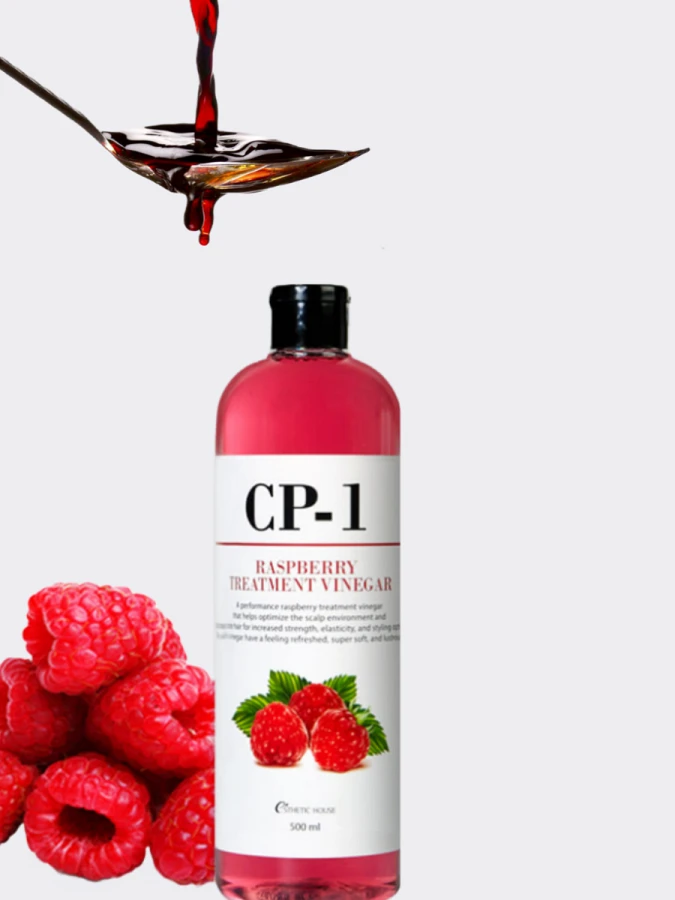 Уксусный кондиционер-ополаскиватель с малиной для блеска волос Esthetic House CP-1 Raspberry Treatment Vinegar
