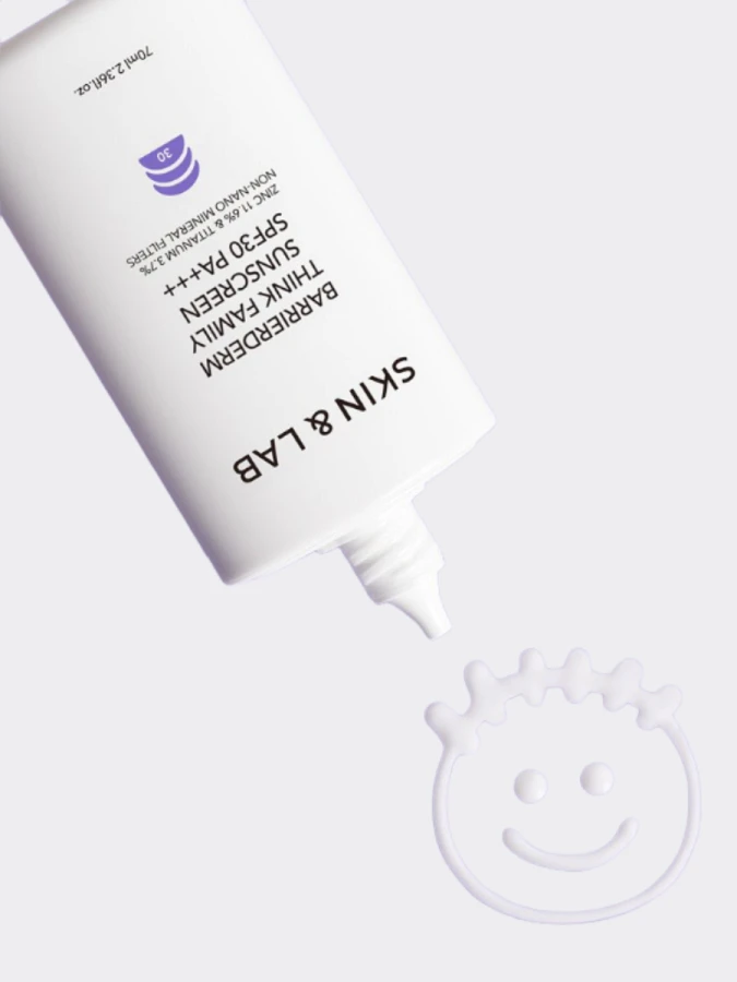 Солнцезащитный крем-лосьон SKIN&LAB Barrierderm Think Family Sunscreen SPF30PA+++