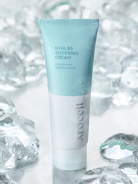 Успокаивающий крем-гель с пантенолом для чувствительной кожи Arocell Hyal B5 Soothing Cream