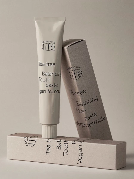 Противовоспалительная зубная паста чайным деревом Aromatica Tea Tree Balancing Toothpaste Противовоспалительная зубная паста чайным деревом Aromatica Tea Tree Balancing Toothpaste