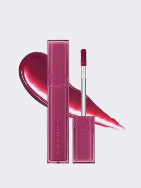 Лёгкий глянцевый тинт в ягодном оттенке rom&nd DEWY·FUL Water Tint 08 Berry Divine